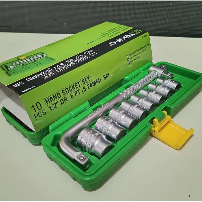 Gambar Orriginal KUNCI SOK TEKIRO SET SOCKET SET TEKIRO 24 PCS 8 - 32 MM - KUNCI SOK 21 dari Tekiro Toko undefined 5 Tokopedia