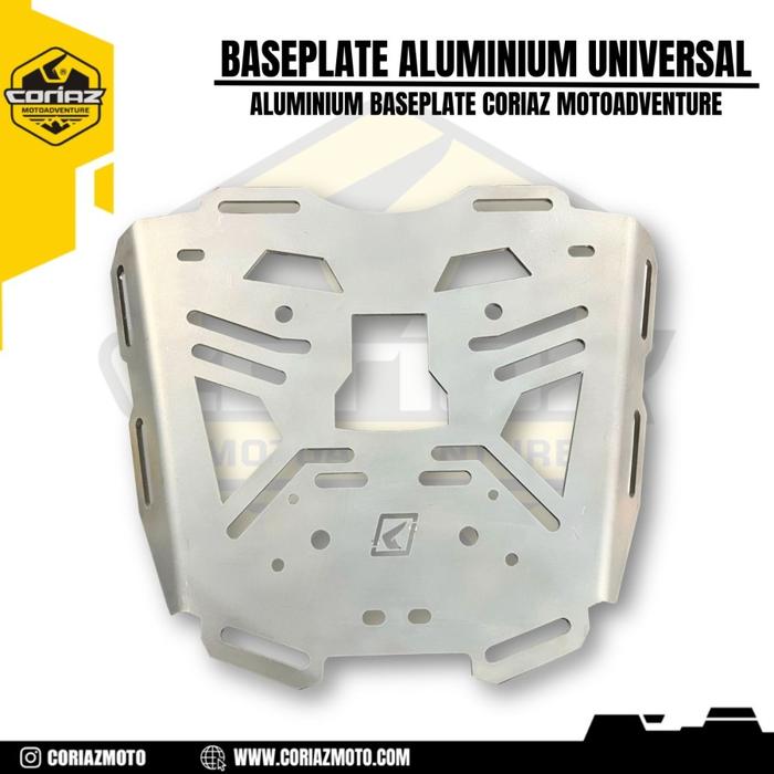 Gambar Aluminium Baseplate Coriaz Universal / Suzuki Vstrom, Versys X-250, BMW GS 310 - BRC 001 - Baseplate Only dari Coriaz Motoadventure undefined Tokopedia
