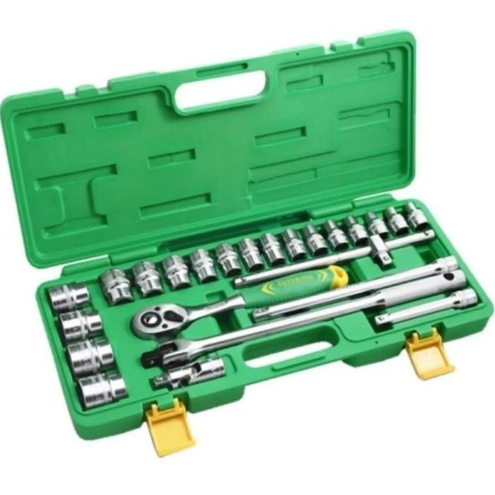Gambar Orriginal KUNCI SOK TEKIRO SET SOCKET SET TEKIRO 24 PCS 8 - 32 MM - KUNCI SOK 21 dari Tekiro Toko undefined 3 Tokopedia
