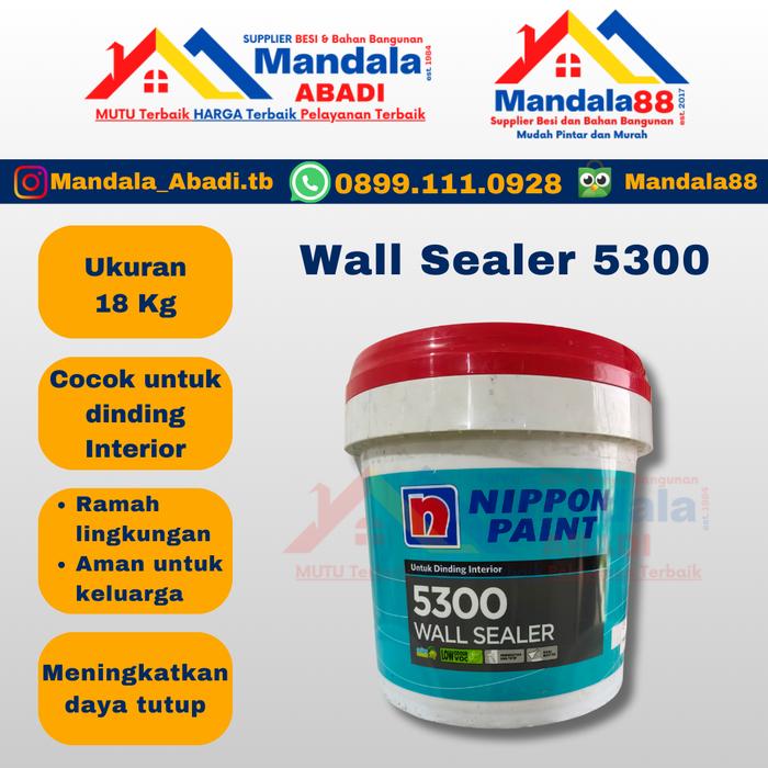 Gambar Wall Sealer Nippon 5300 Cat Dasar Nippon Anti Alkali 18Kg dari Toko Bangunan Mandala Abadi undefined Tokopedia