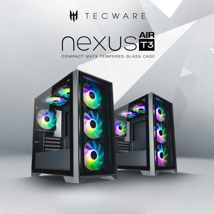 Gambar CASING TECWARE NEXUS AIR T3 M ATX Case, Include 6 Fan ARGB Omni Link dari Kekom undefined Tokopedia