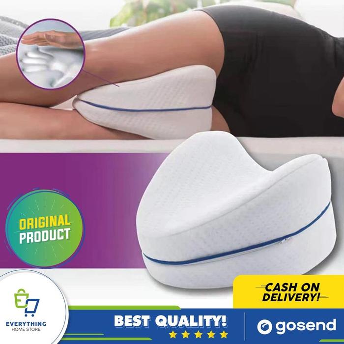 Gambar PROMO BANTAL PAHA LUTUT KAKI IBU HAMIL PRAGNANT MEMORY FOAM LEG KNEE PILLOW dari Rico Pusatt undefined Tokopedia