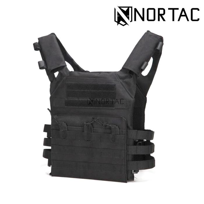Gambar NORTAC JPC Tactical Vest Rompi Airsoft JPC Rompi Tactical Vest JPC - Night Black dari MAGUNO undefined Tokopedia