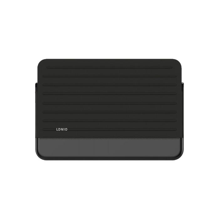 Gambar Tas Laptop MacBook Tablet iPad Sleeve Pouch Case PU Leather Microfiber Hight Quality - Black, Size 13/14" dari WEKOI Indonesia Kota Tangerang Tokopedia