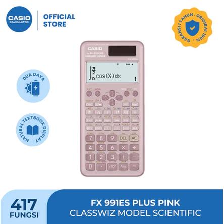 Gambar Casio FX 991 ES PLUS - Scientific Kalkulator FX-991ES PLUS Calculator Kuliah Sekolah - CASIO PINK dari LUCKY SAKURA undefined Tokopedia