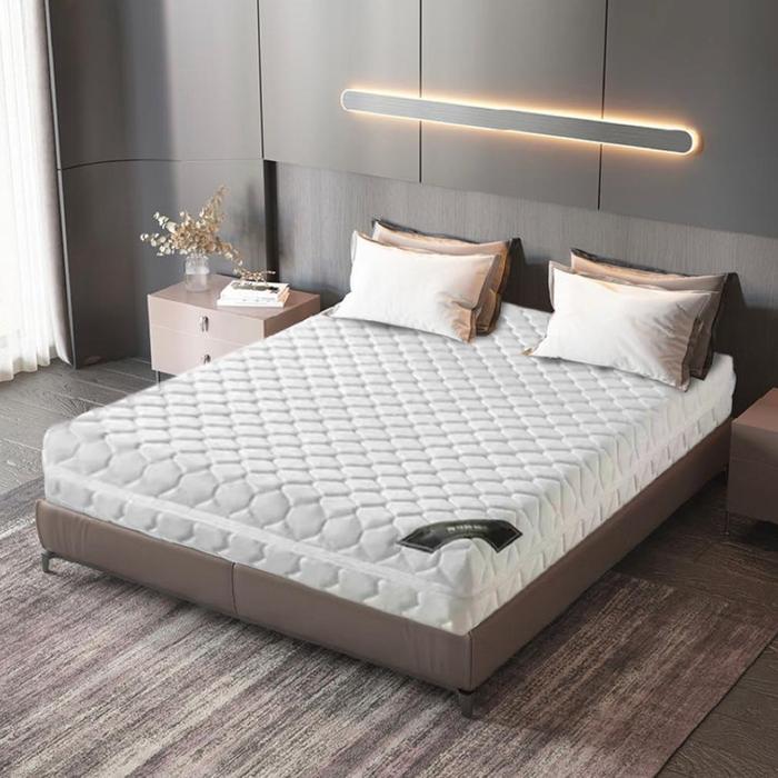 Gambar ** Kasur Latex High Density Foam Hypo-allergenic Spring Bed 150 x 200 cm - M02-A - White ** dari by.u store1 undefined Tokopedia