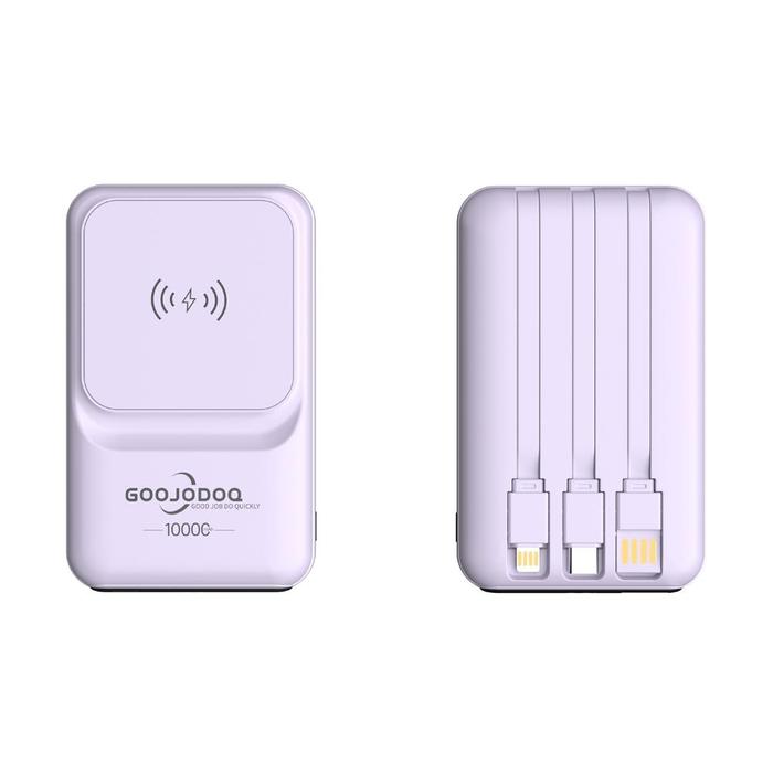 Gambar ** GOOJODOQ 10000mah Magnetic Power Bank 20W Wireless Charging Powerbank External Battery 22.5W PD USB C for iphone Android Type C ** - Pink dari QUYE STORE undefined Tokopedia