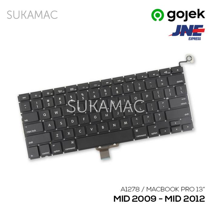 Gambar Keyboard MacBook Pro 13” A1278 2009 2010 2011 2012 - KEYBOARD dari Sukamac undefined Tokopedia