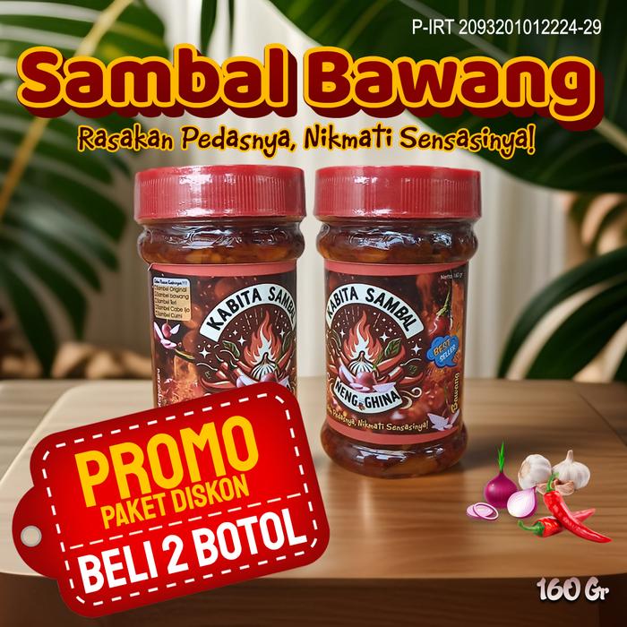 Gambar Paket 2 Botol Sambal Bawang Pedas | Sambal Neng Ghina bikin Nagih dari Sambal Neng Ghina undefined Tokopedia