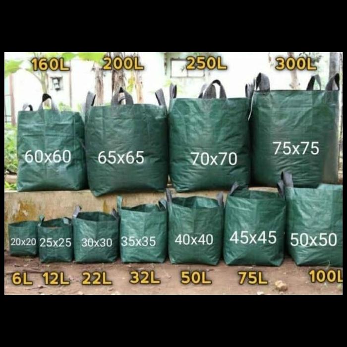 Gambar Planter Bag 50 liter / Planter Bag 75 liter / Planter Bag 100 liter - Hijau, 75 liter dari Garden Store Indonesia undefined Tokopedia