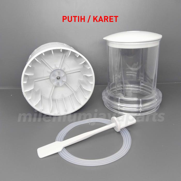 Gambar Chopper Blender Pisau Bumbu Basah Miyako / Wet Mill Giling NATIONAL - Putih / Karet dari Milenium Sparepart undefined Tokopedia