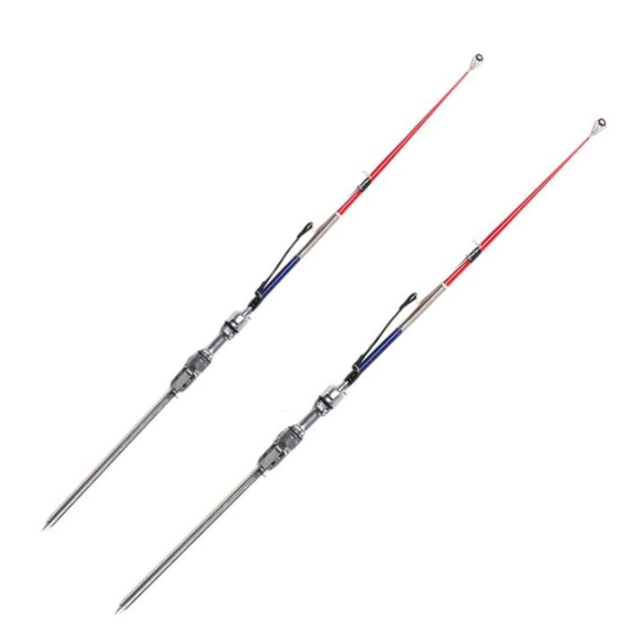 Gambar joran pancing 65cm Otomatis dengan bracket action kaku fiber solid 90 derajat - joran saja dari Master Pancing1 undefined Tokopedia
