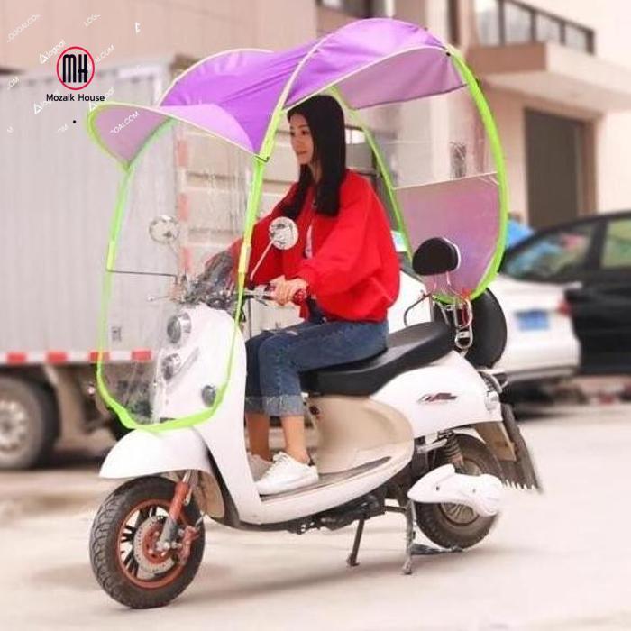 Gambar Payung Motor Kanopi Motor Pelindung Motor Cover Motor Aksesoris Motor Hujan Anti UV Motorcycle protection Cover Umbrella Motorcycle Rain Monsoon Season Canopy for Bike Motor -Mozaik - Unggu, Dengan Dus dari Mozaik House undefined Tokopedia
