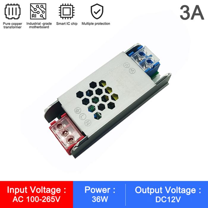 Jual Travo Slim 12V Yomiko / Power Supply Adaptor Led Strip dan CCTV ...