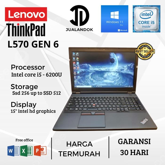 Lenovo ThinkPad L570 i3-7100u 8GB SSD256（2）