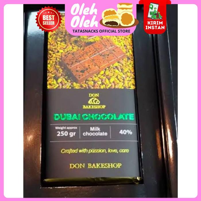 Gambar READY STOCK Coklat Dubai / Chocolate Dubai Don Bakeshop - Pistacio Kunafa dari Tatasnacks undefined Tokopedia