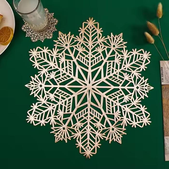 Gambar PVC Placemat Alas Tatakan Piring Meja Makan Table Mat PVC - 16, Gold dari Home Decor Zega undefined Tokopedia
