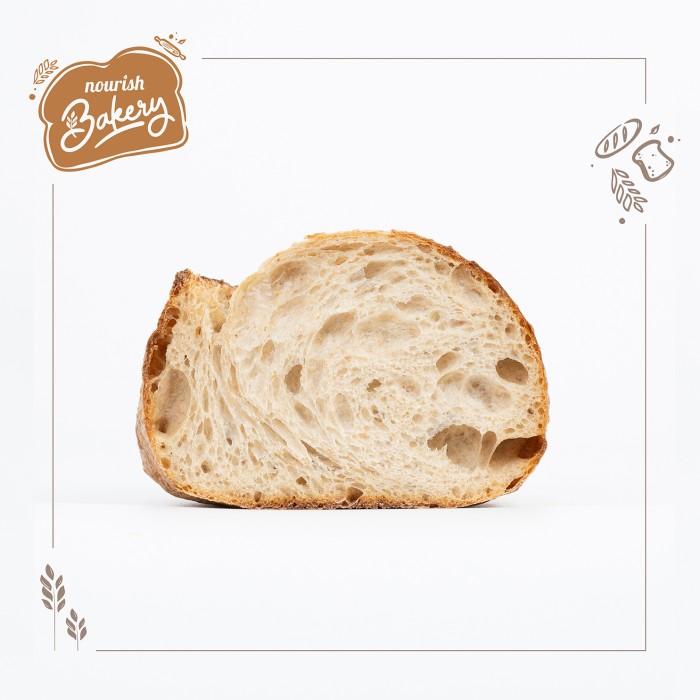 Gambar Country Whole Wheat - 100% Sourdough Country Bread Long Fermentation (Vegan) 500gr - Slice dari Nourish Indonesia undefined Tokopedia