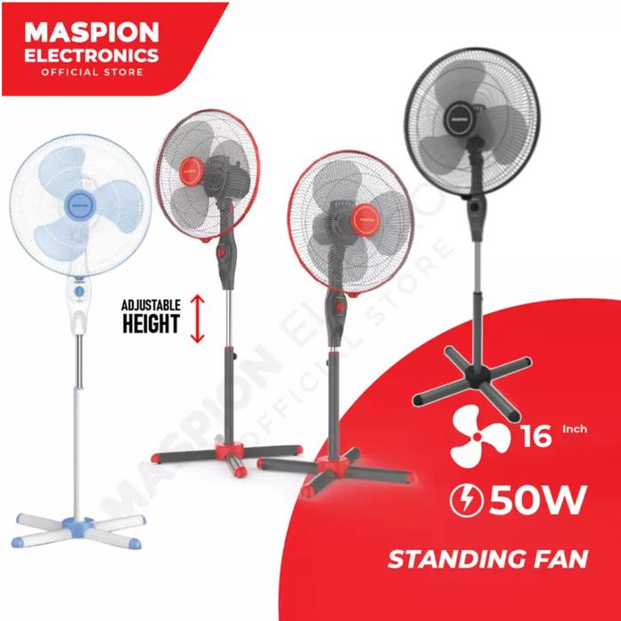 Gambar MASPION EX-1611SX kipas angin berdiri 16 inch kaki silang/warn random dari Gudang Elektronik 2 undefined Tokopedia