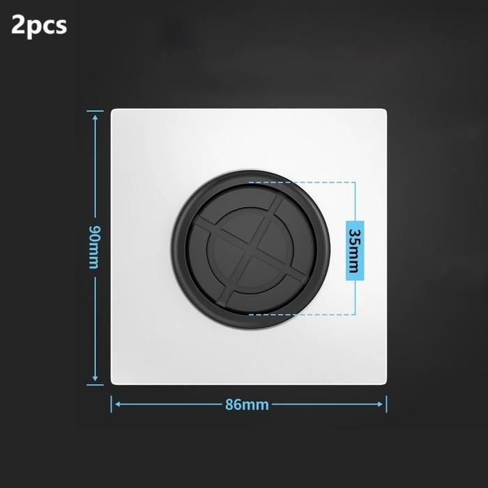 Gambar 2pcs Cover Lubang Kabel Dinding Soket Kabel Socket Blank Panel Tutup Lubang Kabel Dinding - Putih-2pcs dari Penny-Y undefined Tokopedia