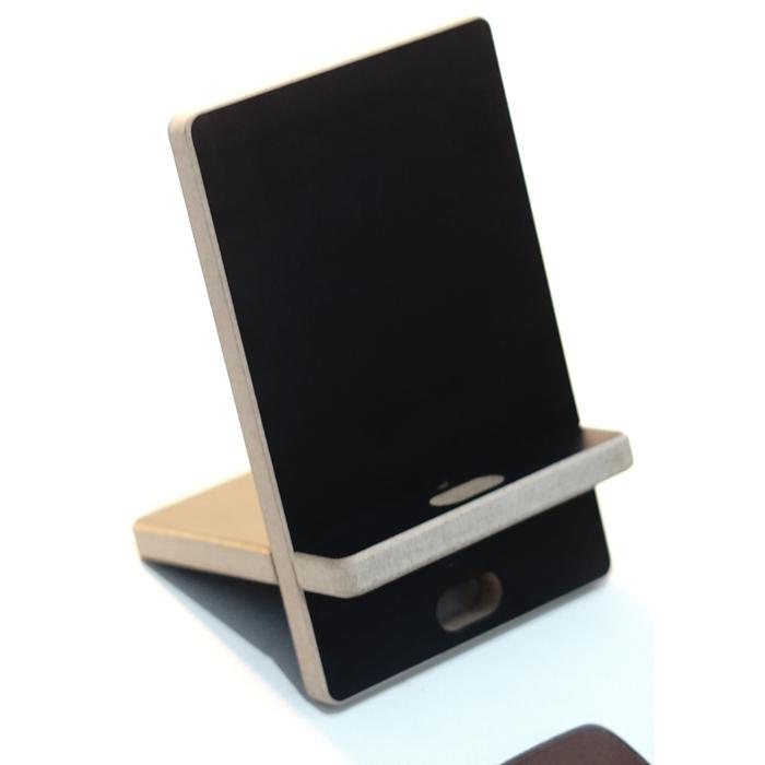 Gambar SANTE Smartphone Stand MDF 9mm Doble Faced Melamine Praktis & Ringan Bisa Dibongkar Pasang - Hitam dari Prabot Plus Official undefined Tokopedia