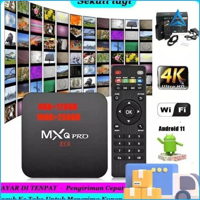 Jual CJ- MXQ Pro Android TV Box android 11 OS 5G 8GB+128GB/16GB+