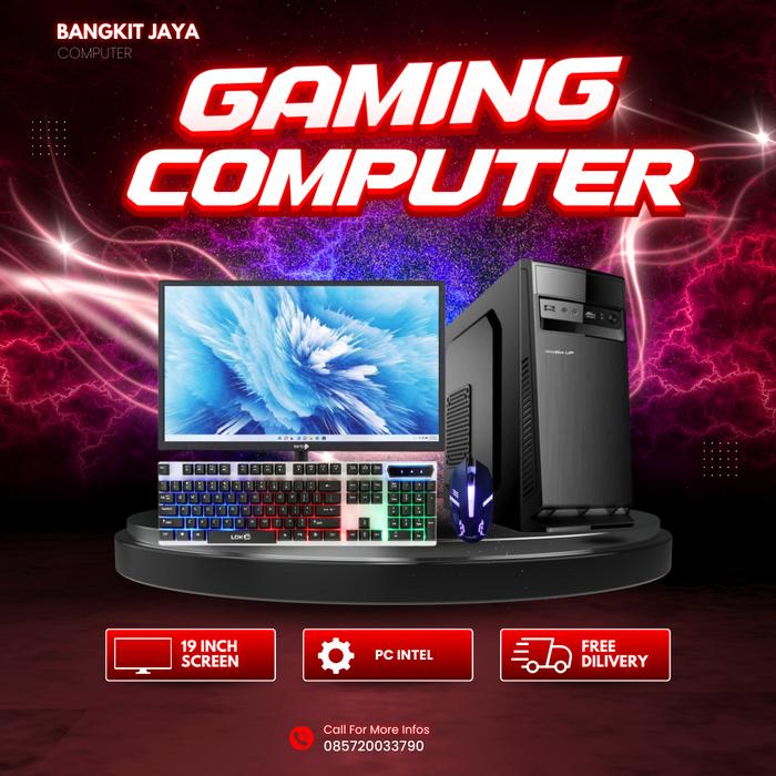 Gambar Pc Gaming Fullset i5 + Monitor All New Siap Pakai - CASING STANDAR, HANYA CPU SAJA dari Bangkit Jaya Computer undefined Tokopedia