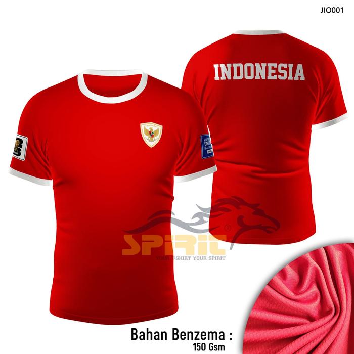Gambar Jersey Timnas Indonesia Terbaru Pilihan Baju Kaos Bola Tepat untuk Tampil Gaya dan Dukung Tim Nasional - Merah Rib Putih, M dari Gudangkaos 3D4D undefined Tokopedia