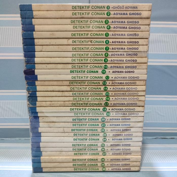 Gambar Komik serial detektif conan paket nomor 1-30 lengkap berurutan dari dafabookstore undefined Tokopedia