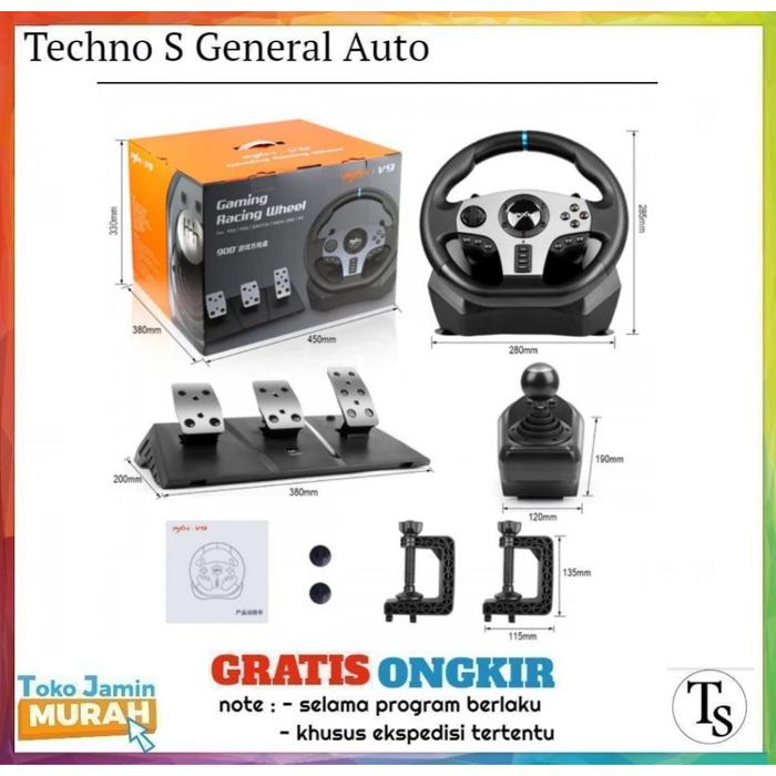 Gambar Racing Steering Wheel Racing PXN V9 16 Bit Magnetic Encoder Racing with RGB PS3 PS4 PC Xbox Series Laptop Nintendo switch OLED V1 V2 / Stir Steer Stiran Mobil gaming Simualtator Original - V9 Gen 1 dari Techno S General Auto / TSGA undefined Tokopedia