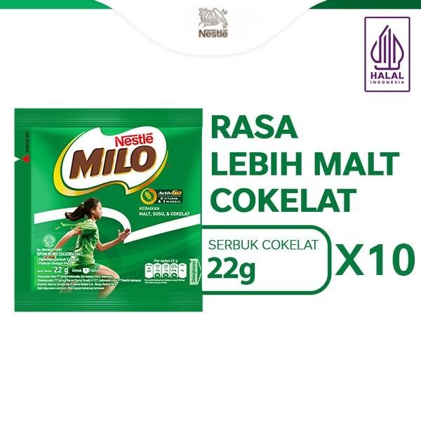 Gambar MILO ACTIV-GO Susu Cokelat 22gr Renceng Isi 10 Sachet dari sonstore.id99 undefined Tokopedia