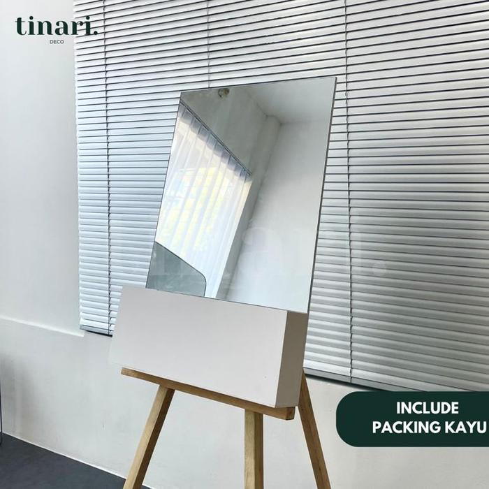 Gambar Box Only FLOWER BOX SIGN 40x60 Papan Bunga Wisuda Murah Wedding Sign Box PVC INCLUDE PACKING KAYU - Square Mirror dari EMS STO undefined Tokopedia
