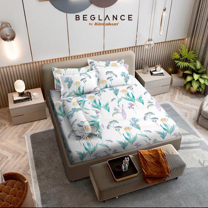 Gambar BEGLANCE Tencel Lyocell Sprei satu set Fitted 160 x 200 / 180 x 200 / 200 x 200 Super Soft Premium Tinggi 40 cm Multivarian Sarung Bantal Guling Murah [KAMAR RUMAHKU] - Sylva, 200 x 200 dari Kamar Rumahku undefined Tokopedia