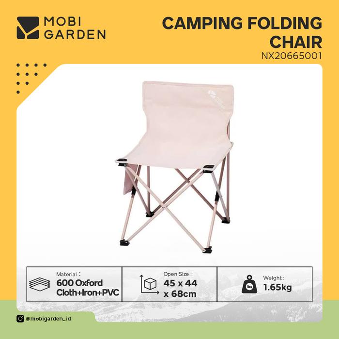 Gambar Mobi Garden Kursi Lipat Camping Folding Chair NX20665020 - Pink. dari Mobi Garden Indonesia undefined Tokopedia