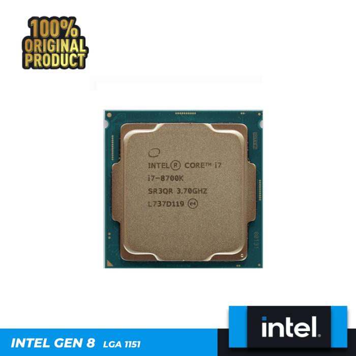 I7 8700k Intel Core I7 Lga 1151 Processor Intel Cpu 8700k 1151