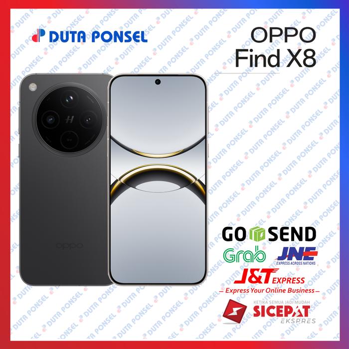Gambar Oppo Find X8 5G RAM 12/256 GB Garansi Resmi - Space Black dari Duta Ponsel Pekanbaru_NEW undefined Tokopedia