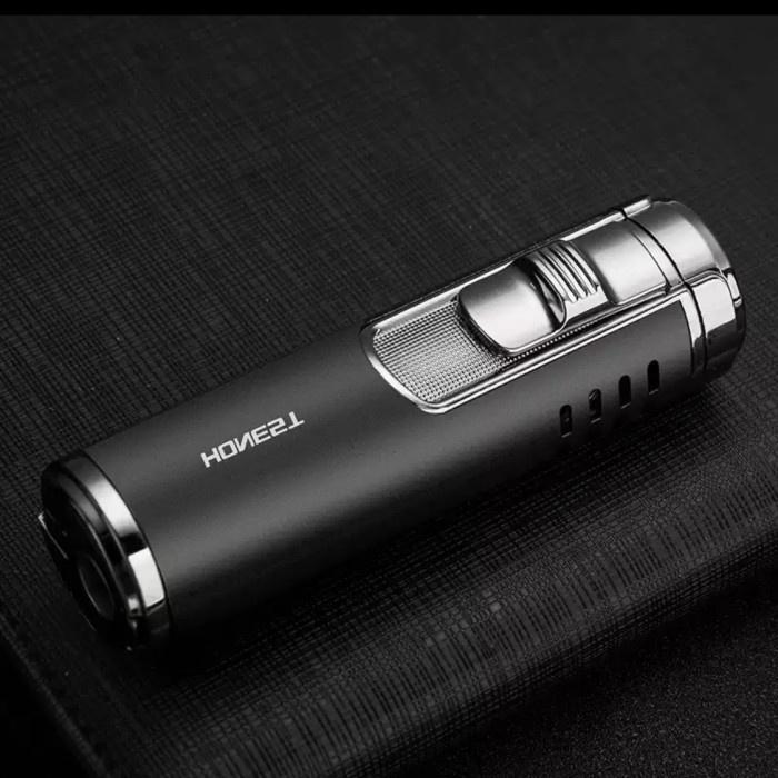Gambar Korek Api HONEST Lighter 4 Jet With Punch [ BCZ482-1 ] - Black dari Wijaya Store 54 undefined 5 Tokopedia