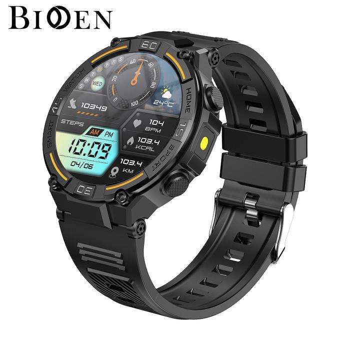 Gambar BIDEN Smartwatch Original Waterproof IP67 Tracker Outdoor Custom Wallpaper Sports Fitness Tracker Bluetooth Call - black dari biden watch ID undefined Tokopedia