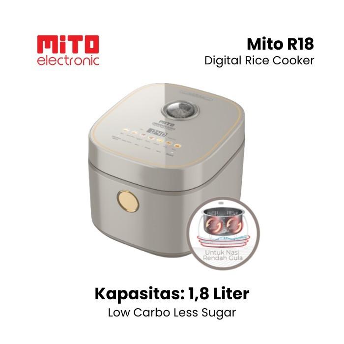 Gambar RICE COOKER LOW CARBO LOW SUGAR RENDAH GULA MITO R12/MITO R15/MITO R18 - Kapasitas 1.2 - 1.8 Liter - 1.8 LTR/R18 dari TOKO JAWA ELECTRIK undefined Tokopedia