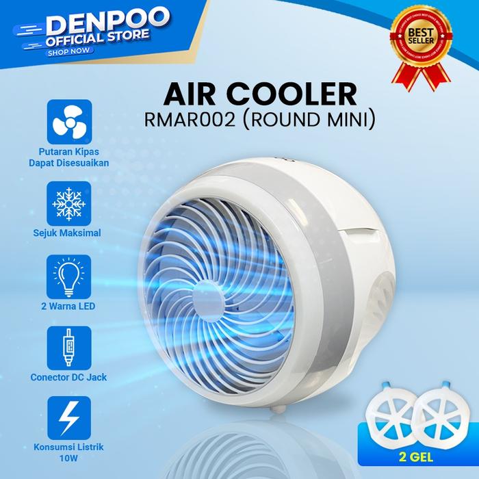 Gambar MINI AIR COOLER DENPOO - PENYEJUK RUANGAN KIPAS PENDINGIN - RMAR-002 - RMAR-002 dari DENPOO OFFICIAL BANDUNG undefined Tokopedia