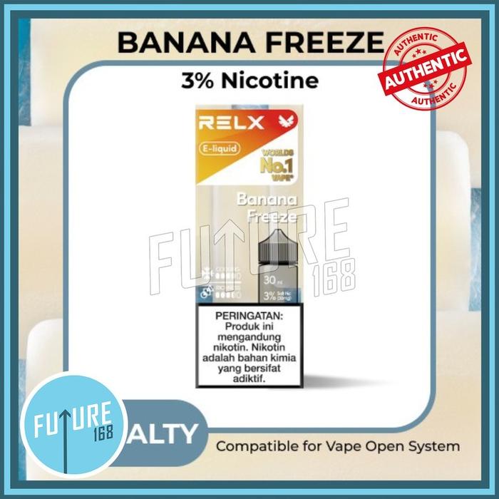 Gambar RELX RUOK R4 CARTRIDGE ROUK Compatible For RELX INFINITY & ESSENTIAL - BANANA FREEZE dari Future168 undefined Tokopedia