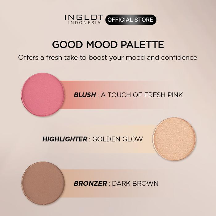 Gambar INGLOT Trios Face Palette Collection - GOOD MOOD dari INGLOT Indonesia undefined Tokopedia