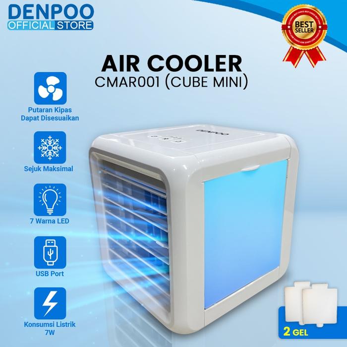 Gambar Denpoo Mini AIR COOLER Penyejuk Ruangan Kipas Pendingin Portable  Cmar 01 - CMAR-01 dari Denpooofficialshop undefined Tokopedia