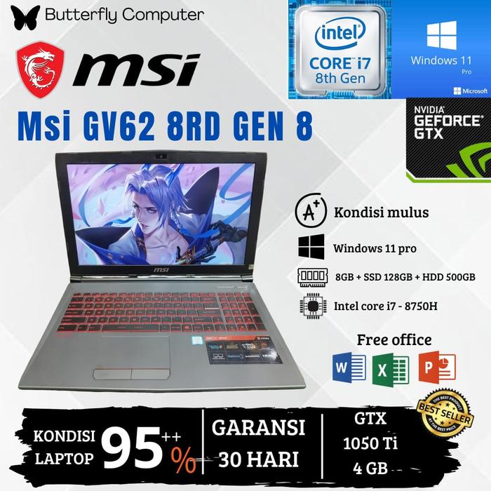 Ti 4gb Laptop Msi 1050 Ti MSI NVIDIAÂ® GeForce GTX 1050ti OCv1