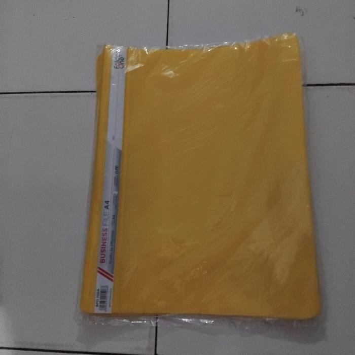 Gambar BUSINESS FILE / MAP PLASTIK DENGAN ACCO UKURAN A4 MERK FOLDER ONE BFO 100A WARNA KUNING DAN HIJAU - Kuning dari Abadi Sentosa Makmur undefined Tokopedia