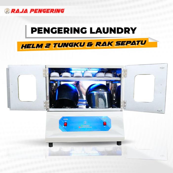 Gambar Pengering Helm Fullface & Bogo - Pengering Helm 4 Tungku Box Tipe Gas Full Otomatis Mesin Stainless alat  pengering - 2Tungku Box+Rak, Full Listrik dari Raja Pengering undefined Tokopedia