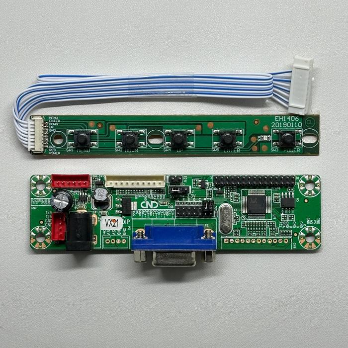 Gambar Universal Controller Board VGA mainboard LCD LED Monitor Adjust Resolusi HD-FHD - Board + Tombol dari RTZstoree undefined Tokopedia
