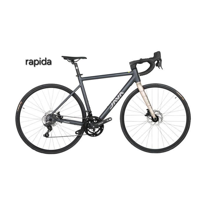 Gambar Sepeda Road Bike JAVA Rapida Extinct LTwoo R2 Hydrolik 2x7 Speed - Black, 46 (XS) dari Gun2 Bike undefined Tokopedia