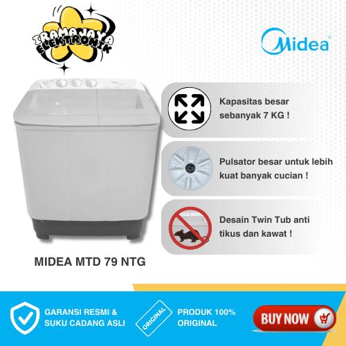 Gambar MESIN CUCI 1 TABUNG MIDEA 79NTG/89NTG - KARAWANG BARAT - 79NTG dari IramaJaya Elektronik undefined Tokopedia