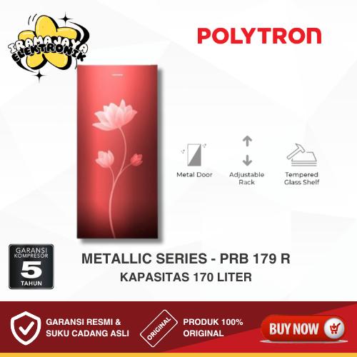 Gambar KULKAS POLYTRON 1 PINTU METALLIC PRB 179R/B - Kapasitas 170 L - R dari IramaJaya Elektronik undefined Tokopedia